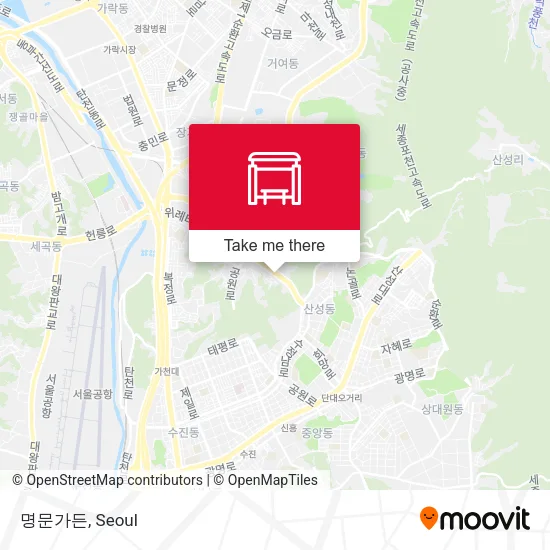 명문가든 map