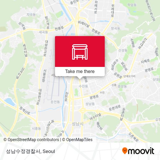 성남수정경찰서 map