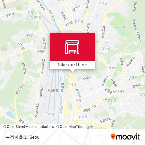 복정파출소 map