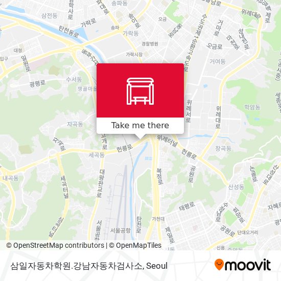 삼일자동차학원.강남자동차검사소 map