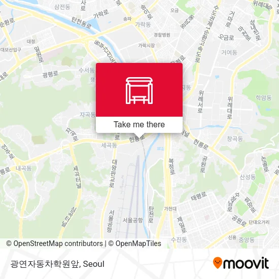 광연자동차학원앞 map