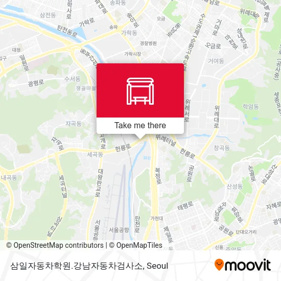 삼일자동차학원.강남자동차검사소 map