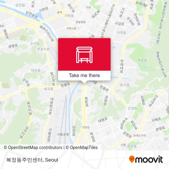 복정동주민센터 map