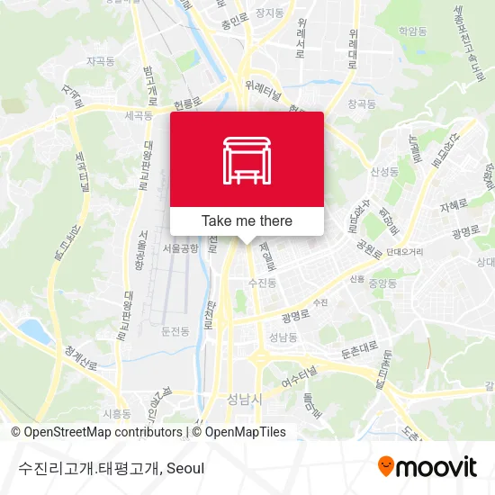 수진리고개.태평고개 map