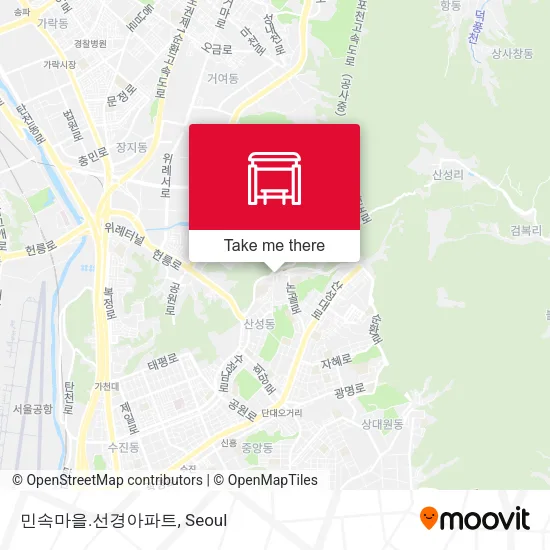 민속마을.선경아파트 map