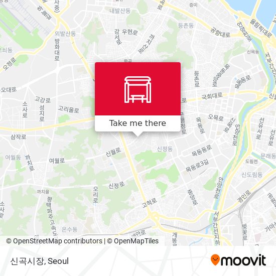 신곡시장 map