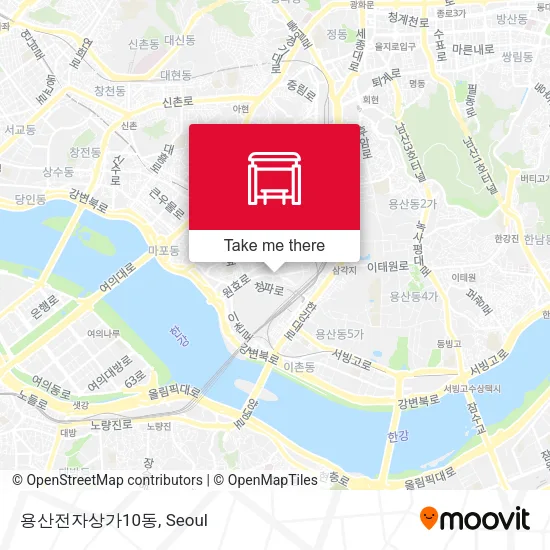 용산전자상가10동 map