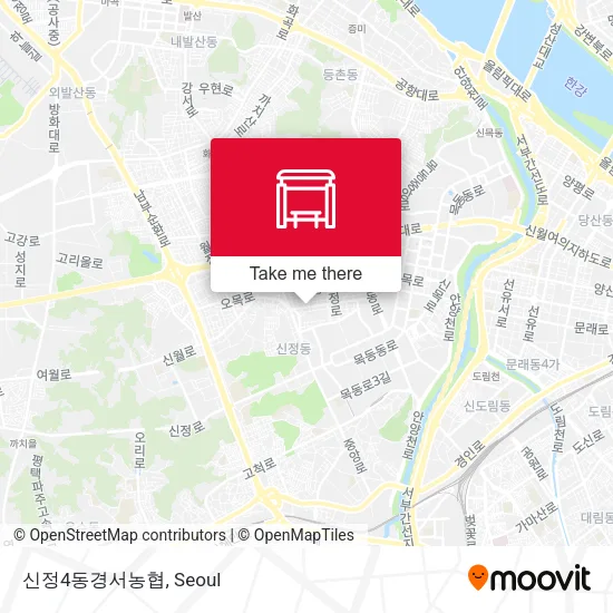 신정4동경서농협 map
