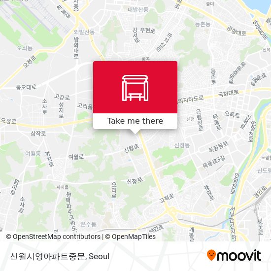 신월시영아파트중문 map