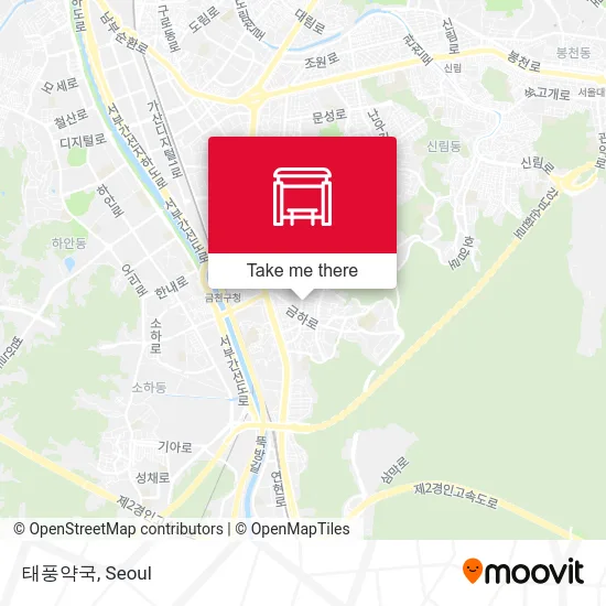 태풍약국 map