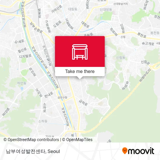 남부여성발전센타 map