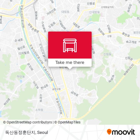 독산동정훈단지 map