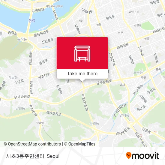 서초3동주민센터 map