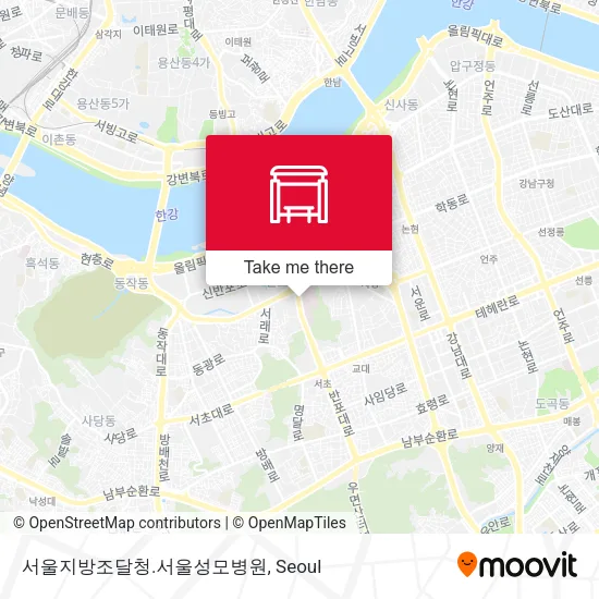 서울지방조달청.서울성모병원 map