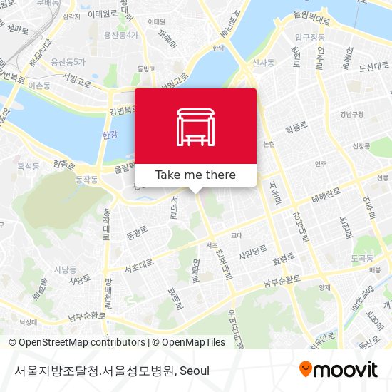 서울지방조달청.서울성모병원 map