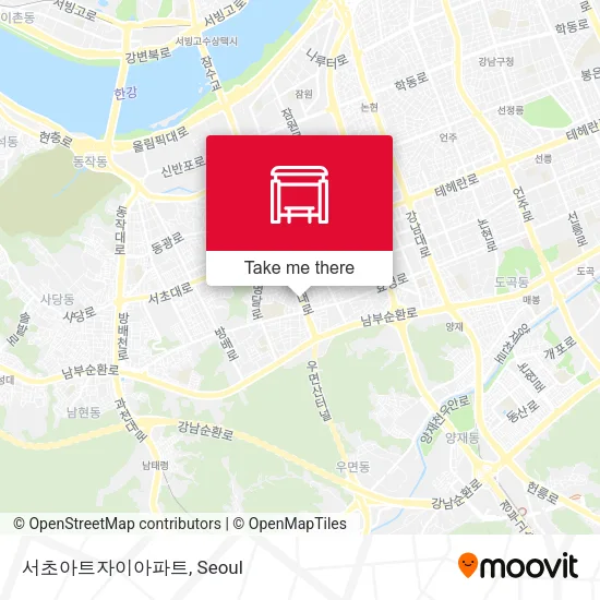 서초아트자이아파트 map