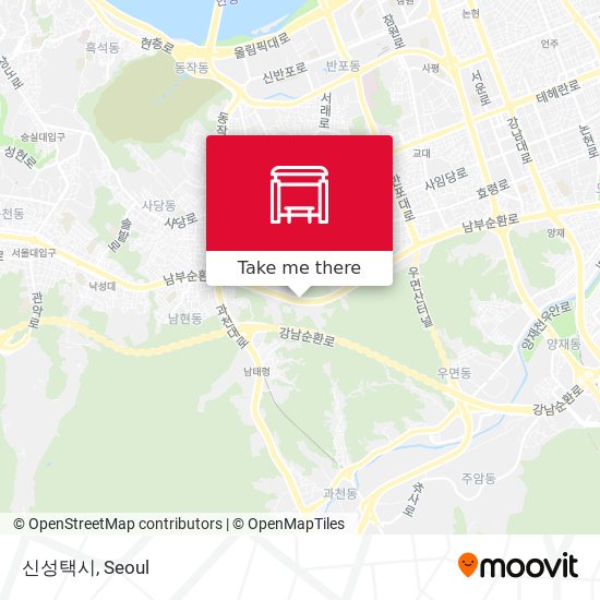 신성택시 map