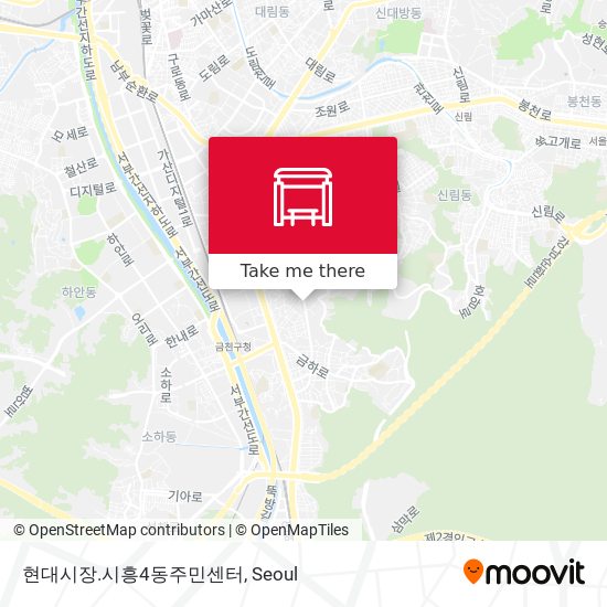 현대시장.시흥4동주민센터 map