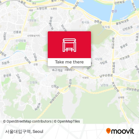 서울대입구역 map