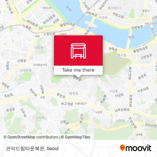 관악드림타운북문 map