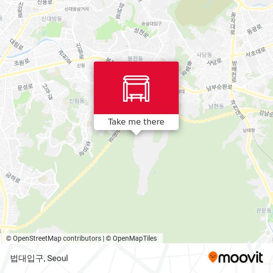 법대입구 map