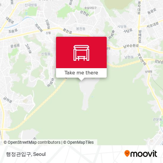 행정관입구 map