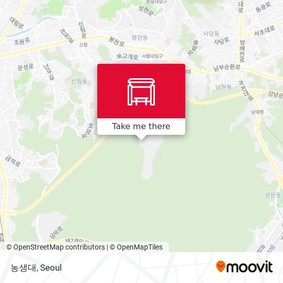 농생대 map