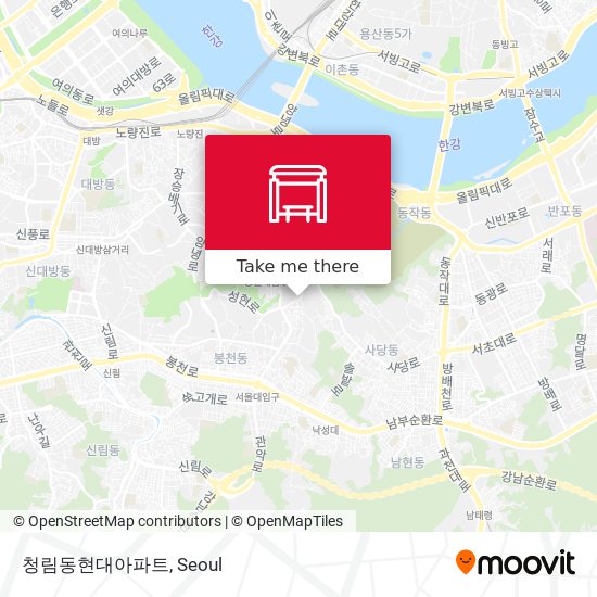 청림동현대아파트 map