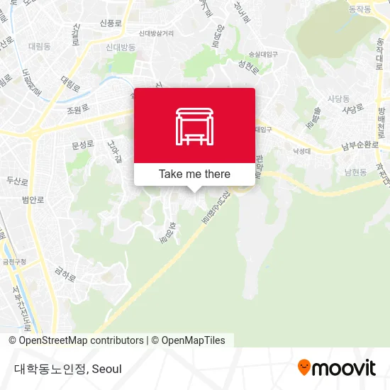 대학동노인정 map