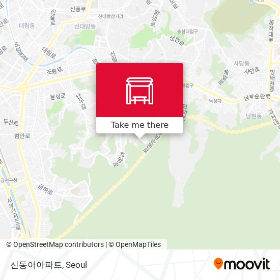 신동아아파트 map