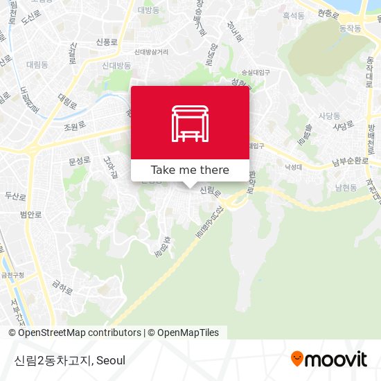 신림2동차고지 map