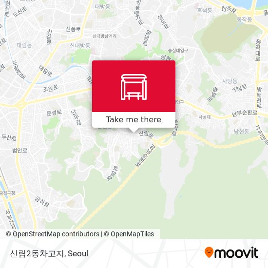 신림2동차고지 map