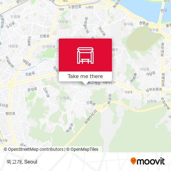 쑥고개 map