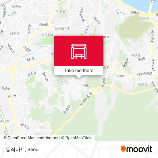 동작마트 map