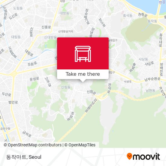 동작마트 map