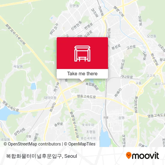 복합화물터미널후문입구 map