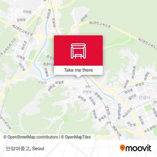 안양여중고 map