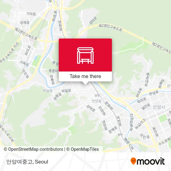 안양여중고 map