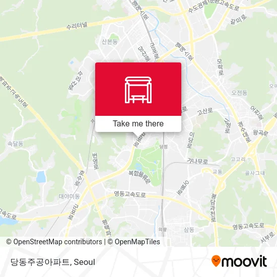 당동주공아파트 map
