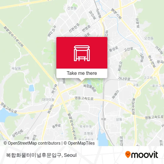 복합화물터미널후문입구 map