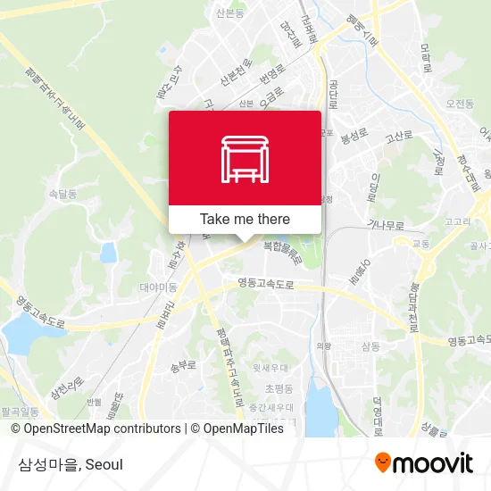 삼성마을 map