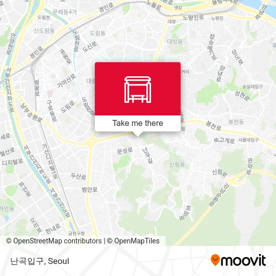 난곡입구 map