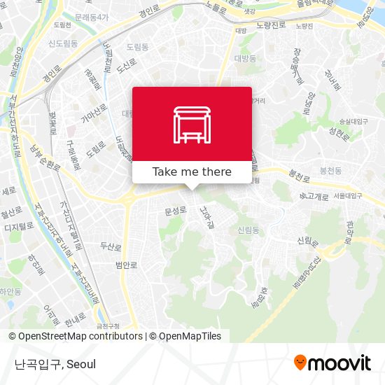 난곡입구 map