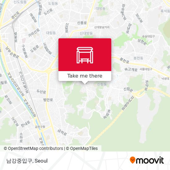 남강중입구 map