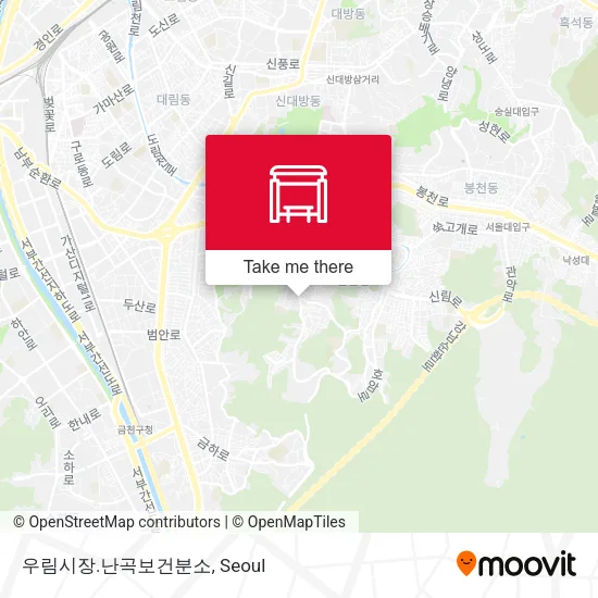우림시장.난곡보건분소 map