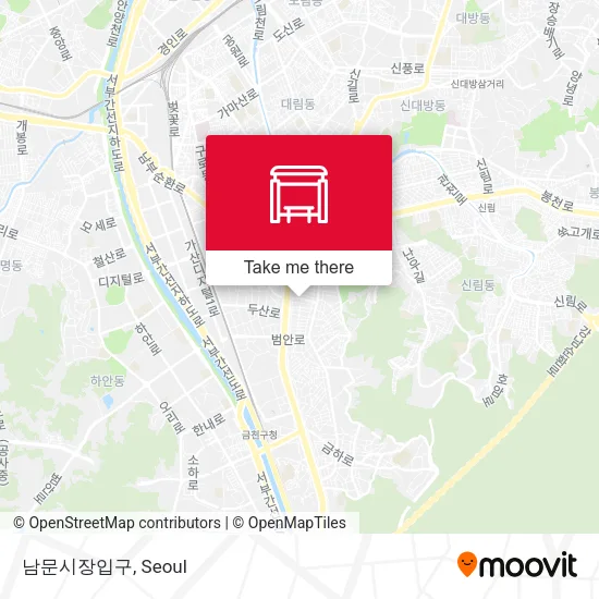 남문시장입구 map
