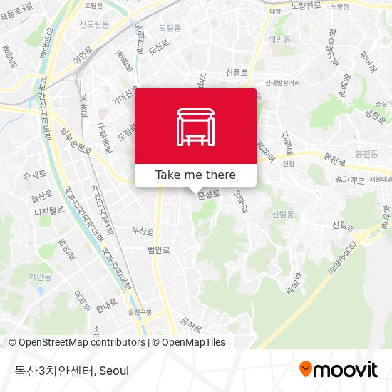 독산3치안센터 map