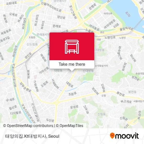 태양의집.Kt대방지사 map