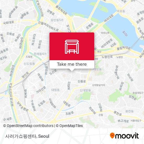 사러가쇼핑센타 map