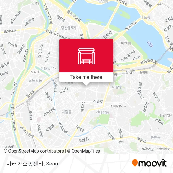 사러가쇼핑센타 map